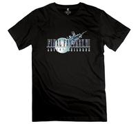 Jiaggoyrx Men Final Fantasy VII Logo Custom 100% Cotton Deepheather T Shirts by Mjensen Size XL
