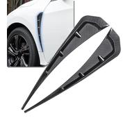 JIAHAI 2 Pièces Autocollants de Décoration D'aile de Voiture pour Audi A3 8P FL SPORTBACK 2008-2013, Autocollant de Ventilation Latéral, Aérateurs Latéraux D'aile de Voiture
