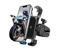JIAHAI Support Téléphone Vélo pour Ya-maha BWs 50 125 2006-2025, Support Téléphone Moto Anti-Vibration, Porte Téléphone Rotatif à 360 Degrés pour 4.0-7.0 Pouces Smartphones