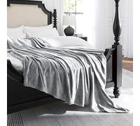JIAHANNHA Couverture polaire Queen size grise pour lit, canapé, 300 g/m², super douce, confortable et luxueuse pour toutes les saisons, 228 x 228 cm