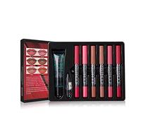 JIAHAO Hot Make up set 6 kiss proof Rouge à lèvres et taille-crayon et dissolvant Cosmétique (A)