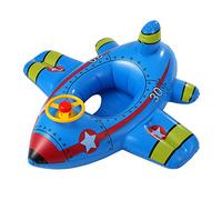 JIAHG Anneau de Natation Gonflable Créatif pour Enfant 1-5 Ans Flotteur de Natation avec Siège Bouée de Natation Piscine Avion Entraînement de Natation Infantile Jouets Nautiques Bateau Gonflable