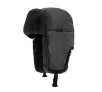 JIAHG Chapka Homme Hiver Bonnet de Trappeur Russe Épais Chaud Cagoule de Neige Cyclisme Camping Randonnée Chapeau Contre Froid avec Cache-Oreilles Convient au Jardinier Nettoyeur Constructeur