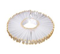 JIAHG Col Ruff Renaissance Vintage Collerette Ébouriffée Cour Noble Accessoires de Cosplay Clown Costume de Déguisement Performance Comédie Halloween Carnaval Festival Dramatique