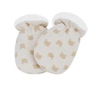 JIAHG Moufle d'Hiver Bébé Naissance Gants Complets Doublure en Cachemire Doux Épais Chaud Nouveau-né Moufles de Protection Anti-Griffure pour Bébé Fille Garçon 0-12 Mois