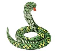 JIAHG Serpent Géant en Peluche Simulation Jouet de Python Réaliste 220cm/280cm Poupée Anaconda Rembourré Moelleux Jouet d'animal Boa Faux Terrible Amusant