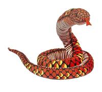 JIAHG Serpent Géant en Peluche Simulation Jouet de Python Réaliste 220cm/280cm Poupée Anaconda Rembourré Moelleux Jouet d'animal Boa Faux Terrible Amusant