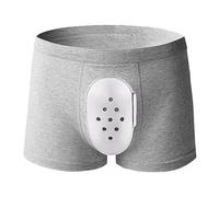 JIAHG sous-vêtement de circoncision pour Homme Post-Chirurgie, caleçons Boxeurs pour prépuce, Protection Contre Les coupures Respirants, sous-vêtements de récupération, Gris Clair, 4X-Large