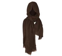 JIAHG Vintage Châle Halloween pour Hommes et Femmes Costume de Médiéval Renaissance Cape à Capuche Poncho Cape de Sorcier Vampire Respirant Coupe-Vent