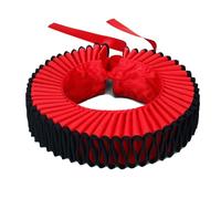 JIAHG Vintage Col Ruff Renaissance Collerette Ébouriffé Collier Clown Cosplay Halloween Carnaval Accessoires de Déguisement Festival Dramatique Cirque Comédie Spectacle en Scène