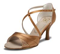 JIAJIA 20522 Sandales en satin à talon évasé pour femme