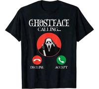 JIAJIAHONG Anquan Ghostface Calling Halloween Funny, Scream You Hang Up Tshirt Size XL