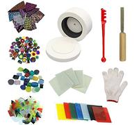 Jiajie - Lot de 10 petits fours à micro-ondes pour bricolage de bijoux en verre - Kit de bijoux en verre pour adultes - Non pliable