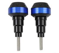 Jiajue End 500 Moto Crash Anti-chute Navigateur pour Barres de Protection Pare-Chocs Tiges avec Caoutchouc - Acier Robuste Bleu Simple Montage Montage Construction