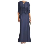 JIAJUPA Robes de mère de la mariée avec veste pour mariage longue grande taille robe mère du marié robe d'invité de mariage, Tempête, 50
