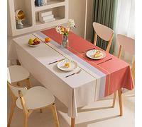 JIALIANG Nappe de Table LavableModerne pour 120x180cm Nappes rectangulaires Anti-foulingnappes imperméables nappes PVC, nappes lavables et faciles d'entretien