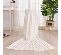 JIALIANG Nappe de Velours - Nappe Lavable en Toile cirée,Beige,160x100cm