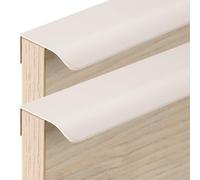 JIALUO0318 Alliage D'aluminium Dissimulées Poignées Poignee de Meuble Cuisine Poignée Poignée D'armoire Bouton de Porte Armoire Poignee 2 Pièces (Cashmere Grey,Length 120mm)