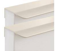 JIALUO0318 Invisible Poignée Alliage d'aluminium Poignee de Meuble Cuisine Poignée Dissimulées Poignées Bouton de Porte Armoire Poignee 2 Pièces (Gris Foncé,Length 1000mm)