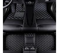 Jialuode Tapis de Sol Voiture Personnalisé pour 99% Voitures, Cuir résistant à l'eau et antidérapant Tous Les Temps, Protection complète du Texte et des Images personnalisés(Noir Beige)