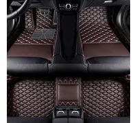 Jialuode Tapis de Sol Voiture Personnalisé pour 99% Voitures, Cuir résistant à l'eau et antidérapant Tous Les Temps, Protection complète du Texte et des Images personnalisés(Café)