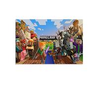 JIAMELUCK Minecraft Peinture Murale D'art L'image Imprimée Sur Toile Photos D'œuvres D'art Pour Moderne Décoration Murale Salon Chambre Á Coucherr Bureau 20x30inch(50x75cm)