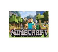 JIAMELUCK Minecraft Peinture Murale D'art L'image Imprimée Sur Toile Photos D'œuvres D'art Pour Moderne Décoration Murale Salon Chambre Á Coucherr Bureau 12x18inch(30x45cm)
