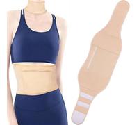 JIAMIAN Kit De Soins à l'Huile De Ricin, Harnais Abdominal Velcro, Réutilisable, Pour La Digestion Intestinale, l'Aide Au Sommeil, La Perte De Poids, Pour l'Obésité Et Le Bien-Être(Couleur de peau)