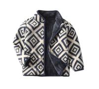 JiAmy Fleece-Jacke pour Enfant, Veste à Capuche pour Fille Garçon Manteaux Chauds à Manches Longues avec Poches Transitions Saisons Léger Vêtements d'Extérieur 2-3 Ans