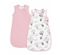JiAmy Gigoteuse 1,5 TOG Coton 0-24 Mois | Fermeture en J sans Réveiller Bébé, Double Couche Chaude et Légère, Coton pour Peaux Délicates