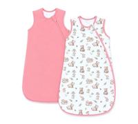 JiAmy Gigoteuse 1,5 TOG Coton 0-24 Mois | Fermeture en J sans Réveiller Bébé, Double Couche Chaude et Légère, Coton pour Peaux Délicates