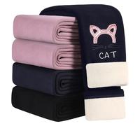 JiAmy Legging pour fille - Long - Extensible - Thermique - Motif lapin - Automne - Hiver - Décontracté - Pantalon de sport pour fille de 1 à 6 ans