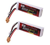 Jian Ya Na 3S 3000mAh 11.1V 3.0Ah Lipo batterie de remplacement 25C XT60 Fiche pour DJI Phantom 1 FC40 F450 F550 FPV 2 Packs