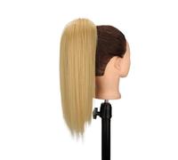 JIANBOHAIRS 16" Claw Clip in Ponytail Hair Extensions for Women,Fluffy Natural Looking Synthetic Long Straight Hairpiece for Daily Use Daily Wear(22)