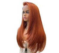 JIANBOHAIRS 4x6 Lace Front Wig,Synthetic Glueless Long Straight Wigs Natural Density for Women for Daily Wear 22inch for Thinning Hair(350)