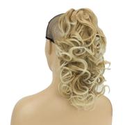JIANBOHAIRS Cheveux bouclés de 12 pouces, extensions de cheveux de queue de cheval à griffes courtes, postiche à pince en queue de cheval for un usage quotidien Daily Wear(27T613HT)