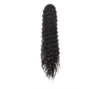 JIANBOHAIRS Extension de cheveux queue de cheval bou avec cordon de serrage for femme, extensions synthétiques à clips d'aspect naturel de 22 pouces for un usage quotidien Daily Wear(2)