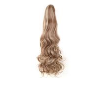 JIANBOHAIRS Extension Queue De Cheval, Longue, Ondulée Et Bouclée, À Pince, For Cheveux Longs Et Bouclés, Postiche Synthétique Naturel For Femme Au Quotidien Daily Wear(SMTYS-CZJ-12P24,24inch)