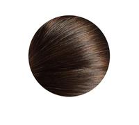JIANBOHAIRS Extensions de cheveux humains à clipser, queue de cheval de 25 à 65 cm Daily Wear(Darkest Brown,16inches)