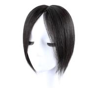 JIANBOHAIRS Human Hair Toppers for Women with ThinningHair No Bangs 5 Lace Base Sizes to Choose From,Remy HairPieces for Daily Wear for Thinning Hair(13X15-30 cm)