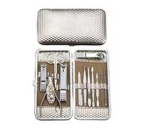 JIANBOHAIRS Kit Manucre Pedicure 12 Piece Set Nail Clipper Beauty Manicure Tool Set Nail Clipper Set Nail Clipper Gift Set Golden Hand Foot Care Tools Pedicure