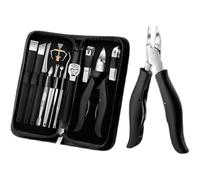 JIANBOHAIRS Kit Manucre Pedicure Outil de pédicure for la Maison Paronychia Ensemble de Coupe-Ongles de manucure Portable for Hommes, Couteau Ciseaux de Haute qualité Outil de pédicure for Peau Morte