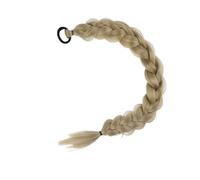 JIANBOHAIRS Lot De 2 Extensions De Queue De Cheval Tressées Avec Élastiques, Cheveux Synthétiques Doux For Femmes Et Filles, Usage Quotidien, 61 Cm Daily Wear(27-613)