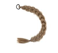 JIANBOHAIRS Lot De 2 Extensions De Queue De Cheval Tressées Avec Élastiques, Cheveux Synthétiques Doux For Femmes Et Filles, Usage Quotidien, 61 Cm Daily Wear(30H613)