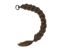 JIANBOHAIRS Lot De 2 Extensions De Queue De Cheval Tressées Avec Élastiques, Cheveux Synthétiques Doux For Femmes Et Filles, Usage Quotidien, 61 Cm Daily Wear(8)