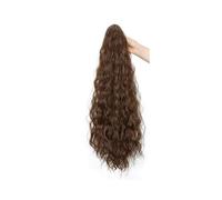 JIANBOHAIRS Ponytail Extension Claw 26" Curly Pony Tail Clip in Claw Hair Extensions Fluffy Natural Looking Synthetic Hairpiece for Women Daily Wear(9)