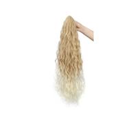 JIANBOHAIRS Ponytail Extension Claw 26" Curly Pony Tail Clip in Claw Hair Extensions Fluffy Natural Looking Synthetic Hairpiece for Women Daily Wear(27T613)