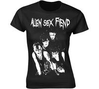 JIANBRAND Alien Sex Fiend - Alien Sex Fiend Mens T Shirt 100% Cotton Photo Band Logo Black L