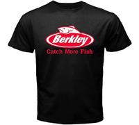 JIANBRAND Berkley Logo Pro Fishing Men's Black T Shirt Black M