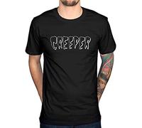 JIANBRAND Creeper Death Card T Shirt Horror Punk Band Music Black 3XL
